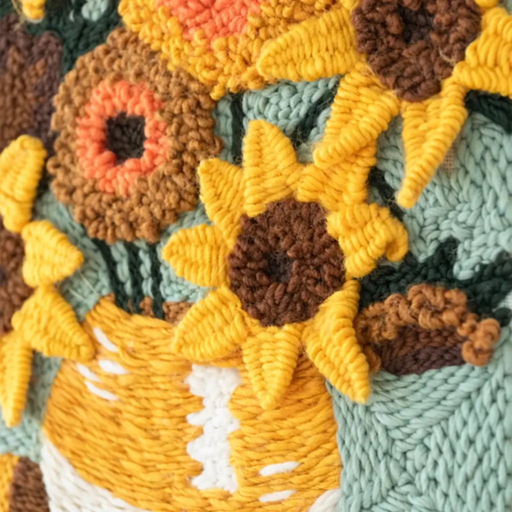 Large Sunflower Punch Needle kit