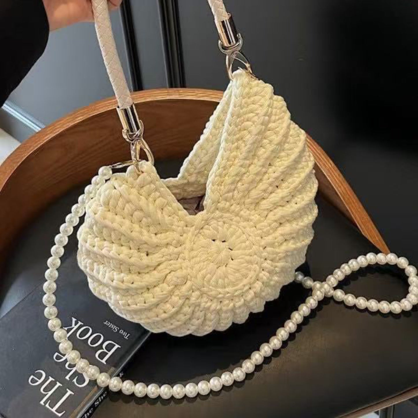Crochet Spiral Shell Bag Crochet Bag