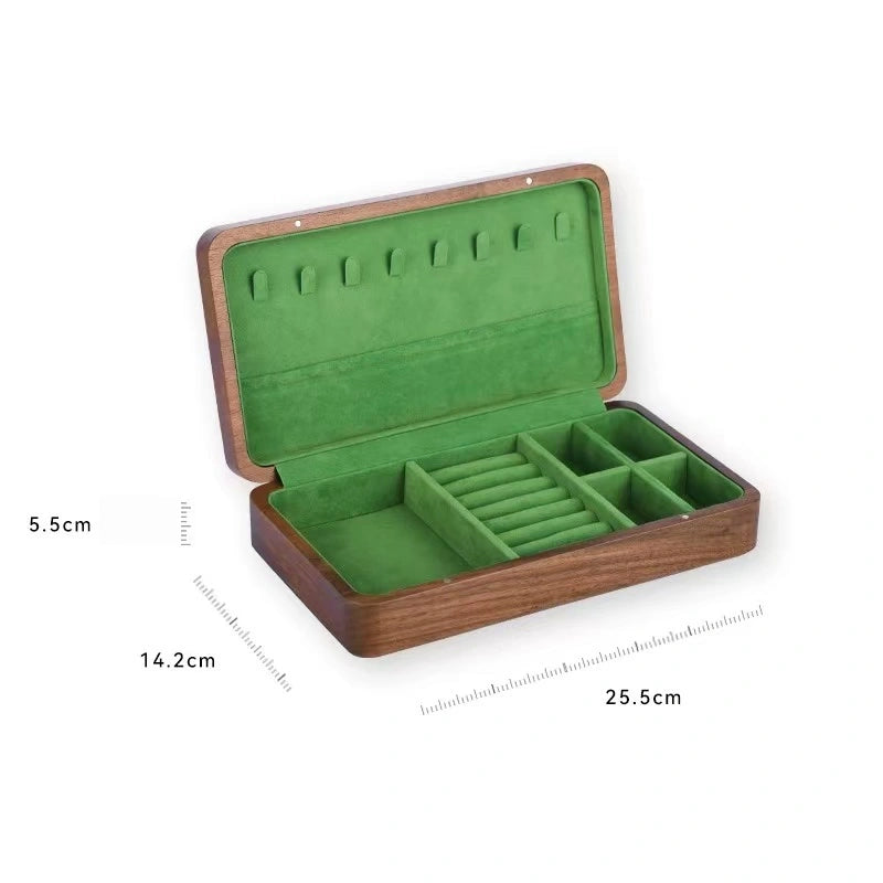 Large Fern jewelry box dimensions: 25.5 by 14.2 by 5.5 centimeters