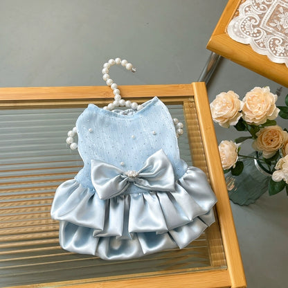 Pearl Embellished Princess Dog Dress