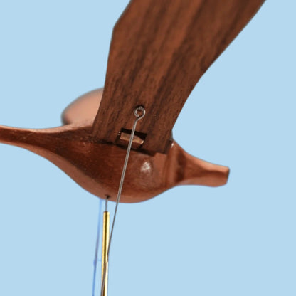 Handcrafted Walnut Swan Automaton — Kinetic Wooden Sculpture