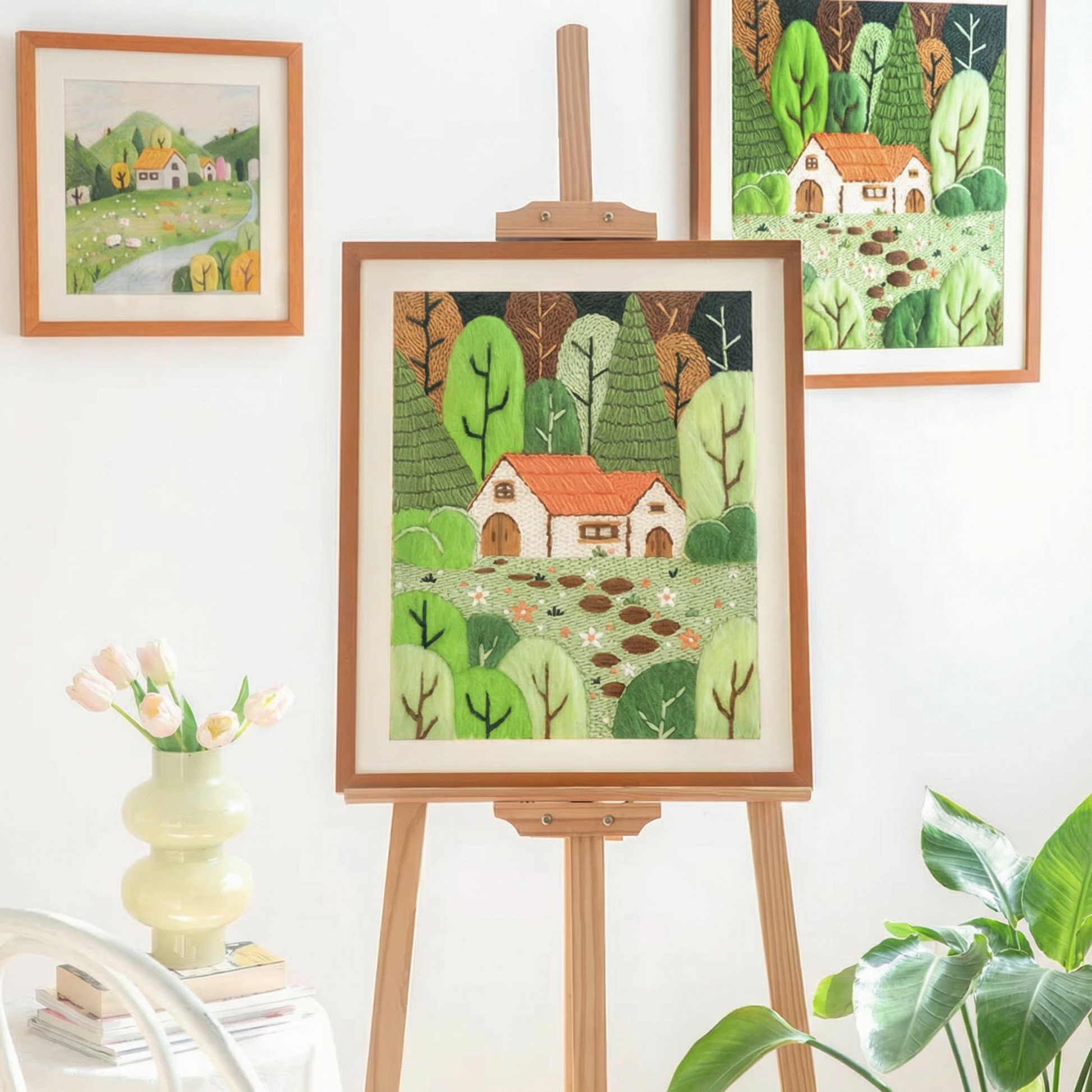 Forest Cottage Punch Needle Starter Kit
