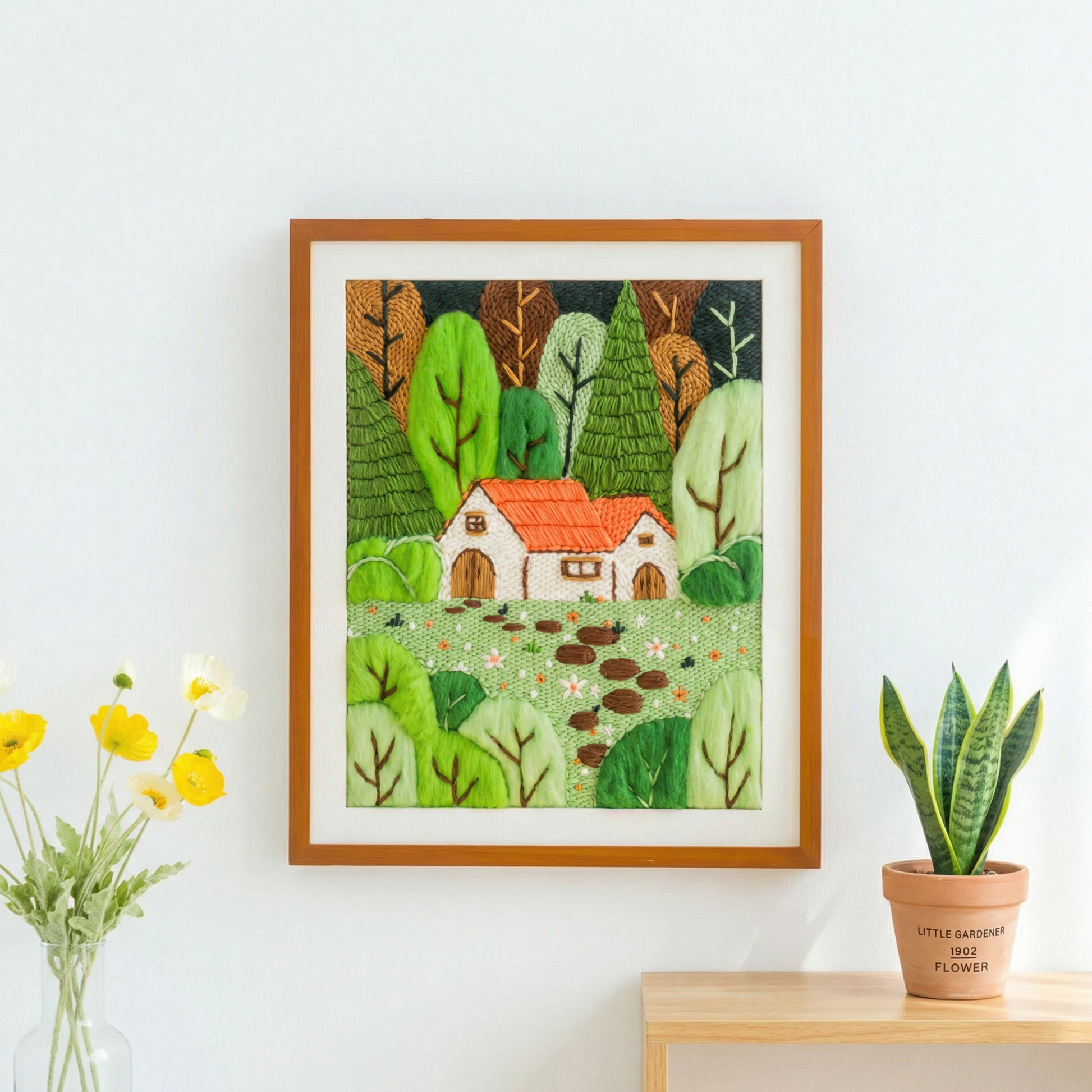Forest Cottage Punch Needle Starter Kit