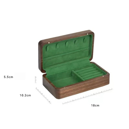 Small Fern jewelry box dimensions: 18 by 10.2 by 5.5 centimeters