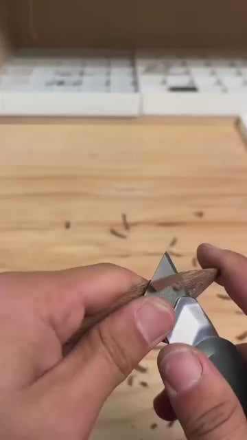 Black walnut swan sculpture motion demonstration 1